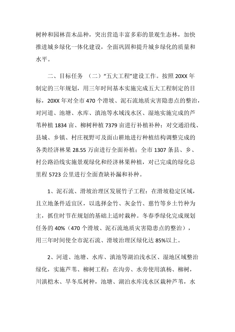 关于做好20XX年冬春季植树造林工作的意见.doc_第2页