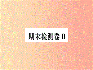 （河北專用）2019年八年級語文上冊 期末檢測卷B習(xí)題課件 新人教版.ppt