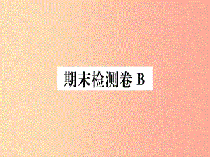 （武漢專版）2019年七年級(jí)語(yǔ)文上冊(cè) 期末檢測(cè)卷B習(xí)題課件 新人教版.ppt