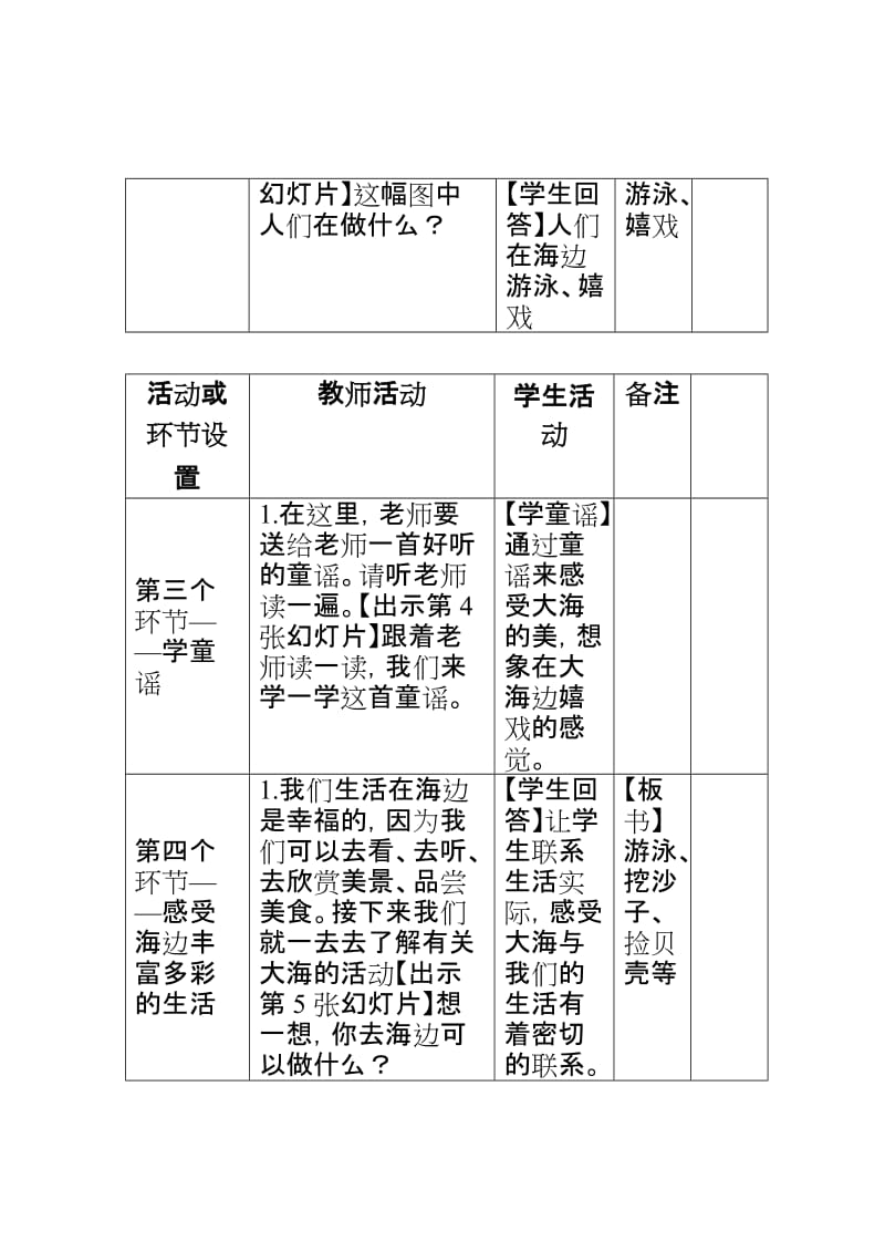 2019年一年级上册海洋教育教案-我家住在大海边.doc_第3页