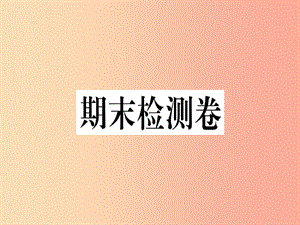 （貴州專版）2019春八年級語文下冊 期末檢測卷課件 新人教版.ppt