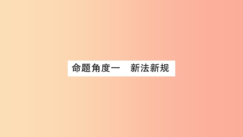 宁夏2019中考道德与法治考点复习 第三篇 热点透视 天下纵横 专题三 彰显法律权威 建设法制国家课件.ppt_第3页