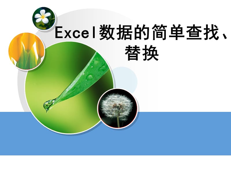 Excel中数据的查找、替换与排序.ppt_第3页