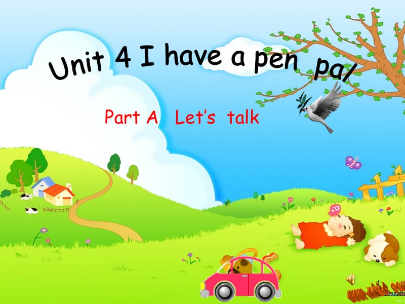 新pepUnit_4__I_have_a_penpal_ALet27s_talk_ppt课件_第1页