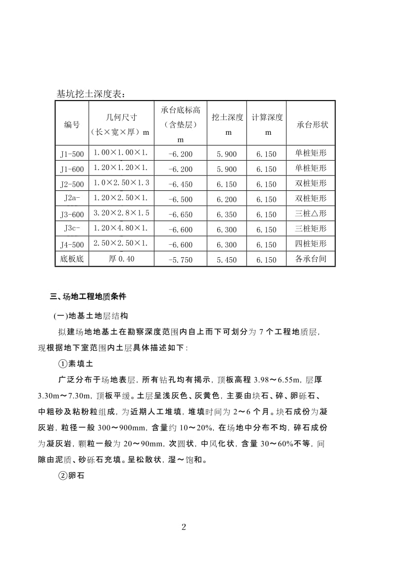 基坑支护设计方案设计文字(钻孔灌注桩)_第2页