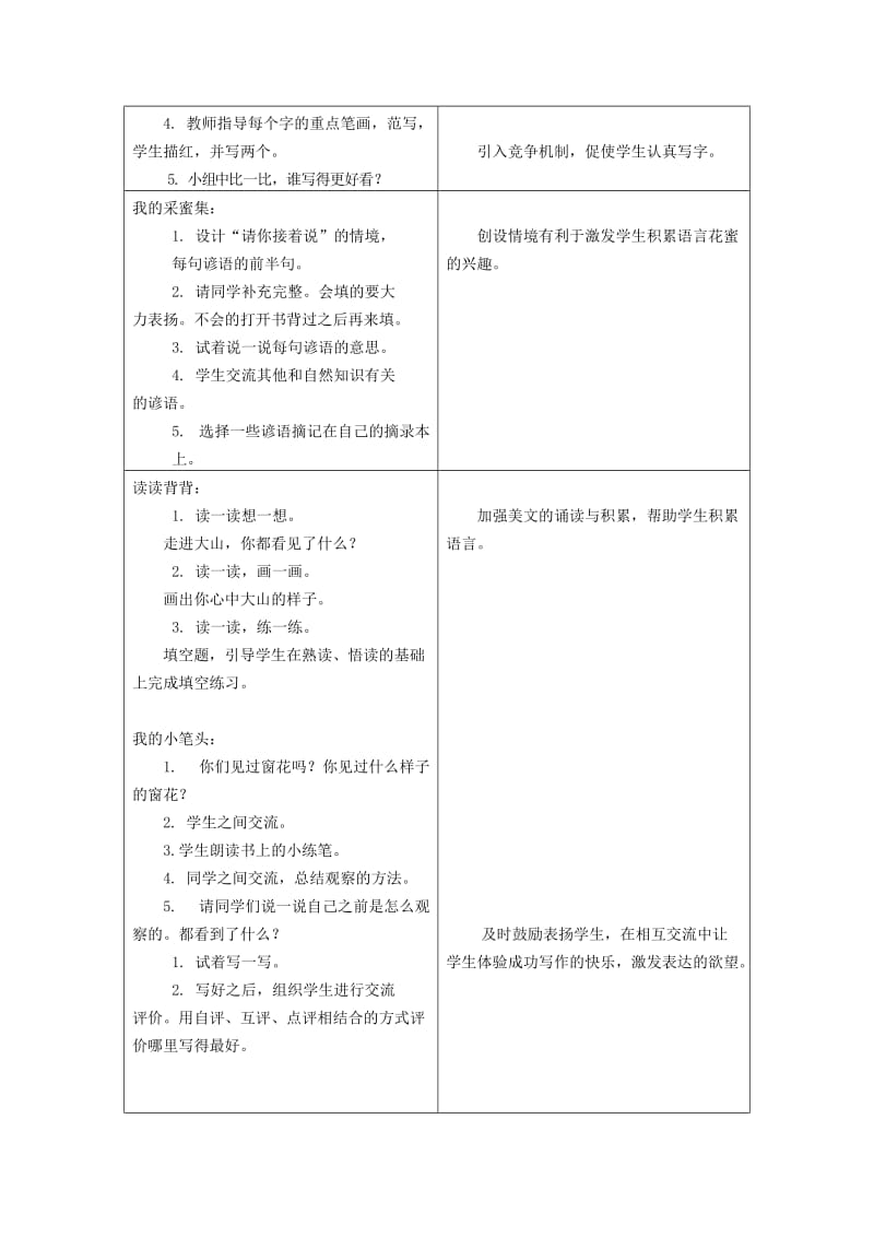 2019年二年级语文上册 综合学习六教学设计 冀教版.doc_第2页