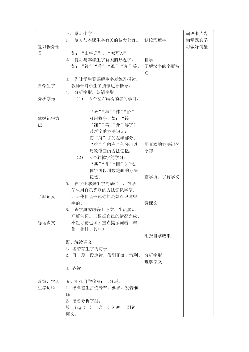 2019年二年级语文上册《游八达岭长城》教案 北京版.doc_第2页