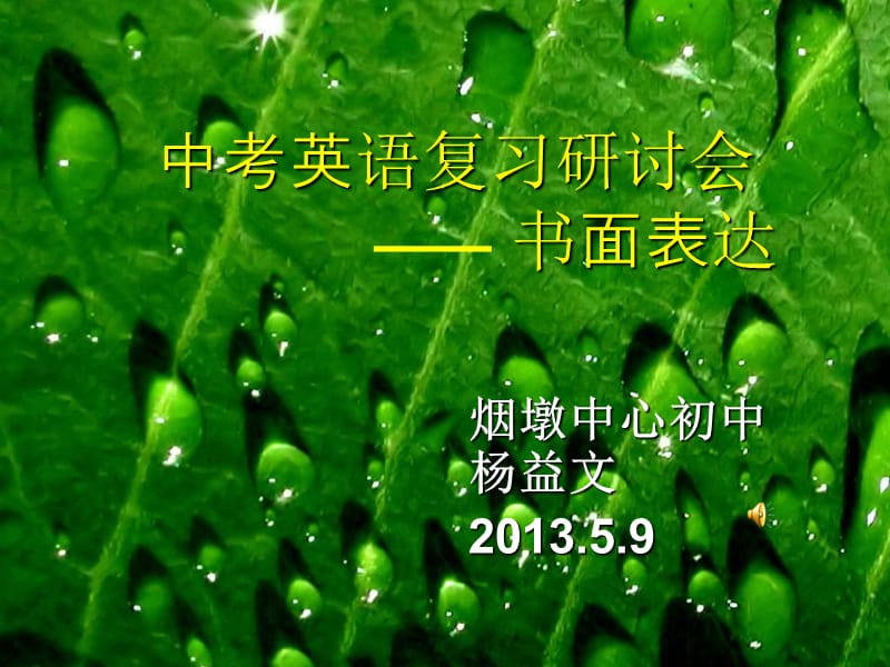 《杨益文作文及拼写》PPT课件.ppt_第1页