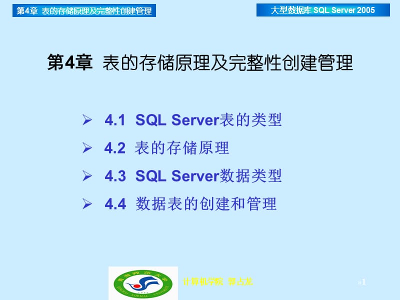 guo第4章表的存储原理及完整性创建管理.ppt_第1页