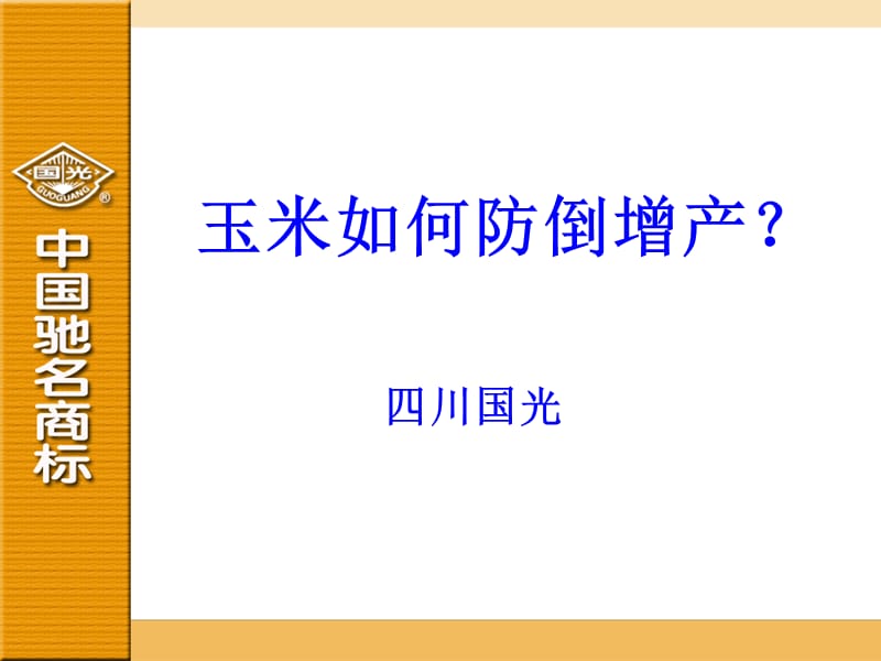 《玉米如何防倒增产》PPT课件.ppt_第1页