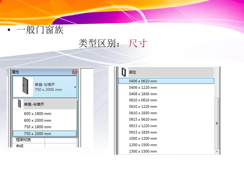 BIMRivet软件-多类型门窗族的创建.ppt_第2页