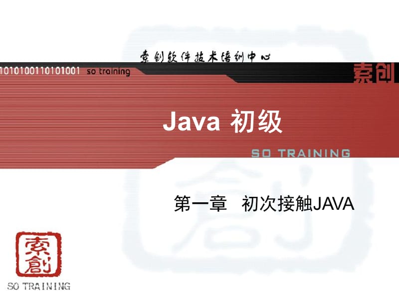 java面向对象程序设计第一章.ppt_第1页