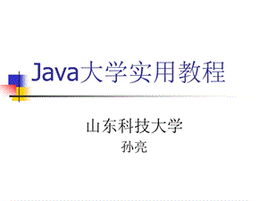 Java大學(xué)實(shí)用教程第一章.ppt