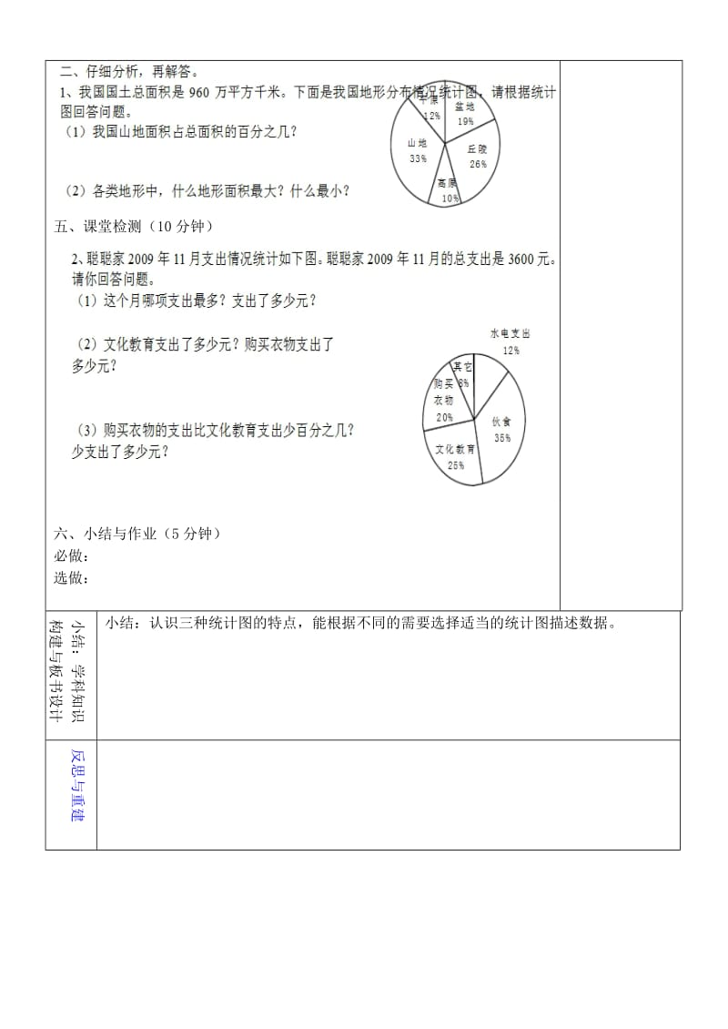 2019年六年级数学下册 8.4 统计图的选择教学设计 鲁教版五四制.doc_第2页