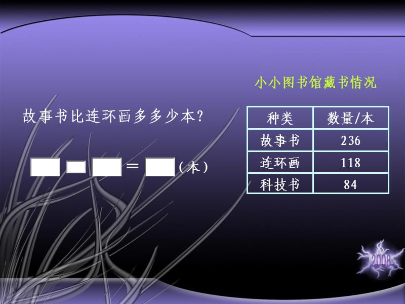 (北师大版)二年级数学下册课件小小图书馆.ppt_第3页