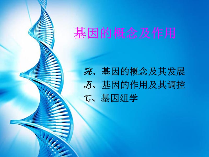 《基因的概念及作用》PPT课件.ppt_第1页