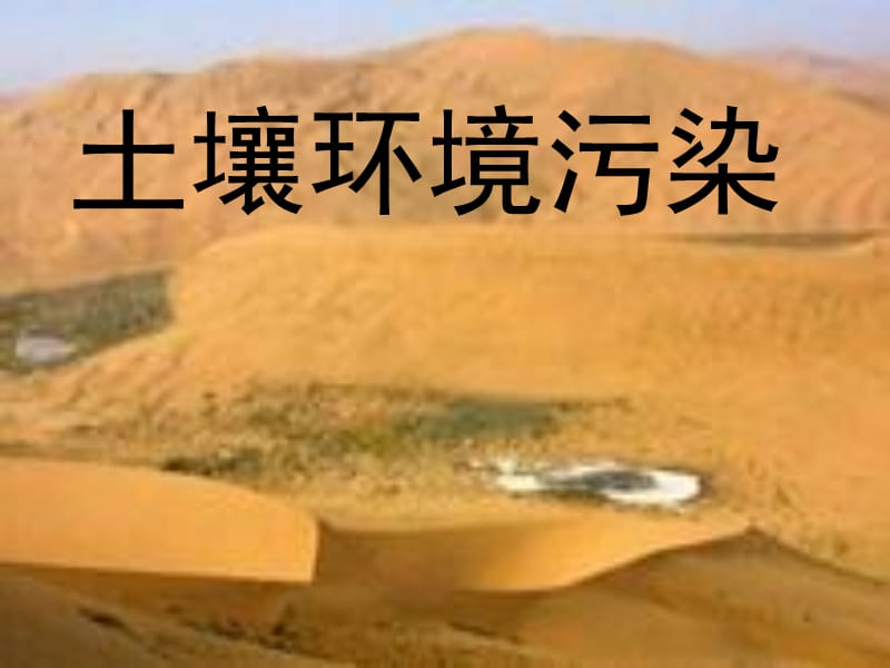 《土壤环境污染》PPT课件.ppt_第1页