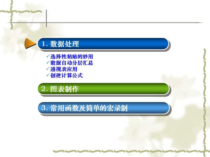 Excel数据处理、图表制作、常用函数.ppt_第3页