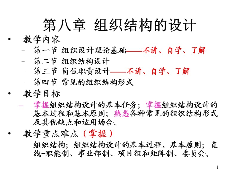 《组织结构的设计》PPT课件.ppt_第1页