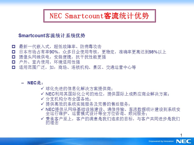 NEC客流量统计产品功能介绍(Smartcount).ppt_第2页