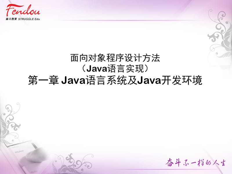Java语言系统及Java开发环境.ppt_第1页