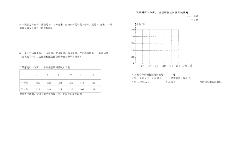 2019年六年级数学分班试卷.doc_第2页