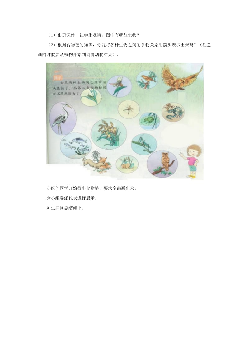 2019年六年级科学上册 第5单元 23 密切联系的生物界教案8 青岛版.doc_第3页