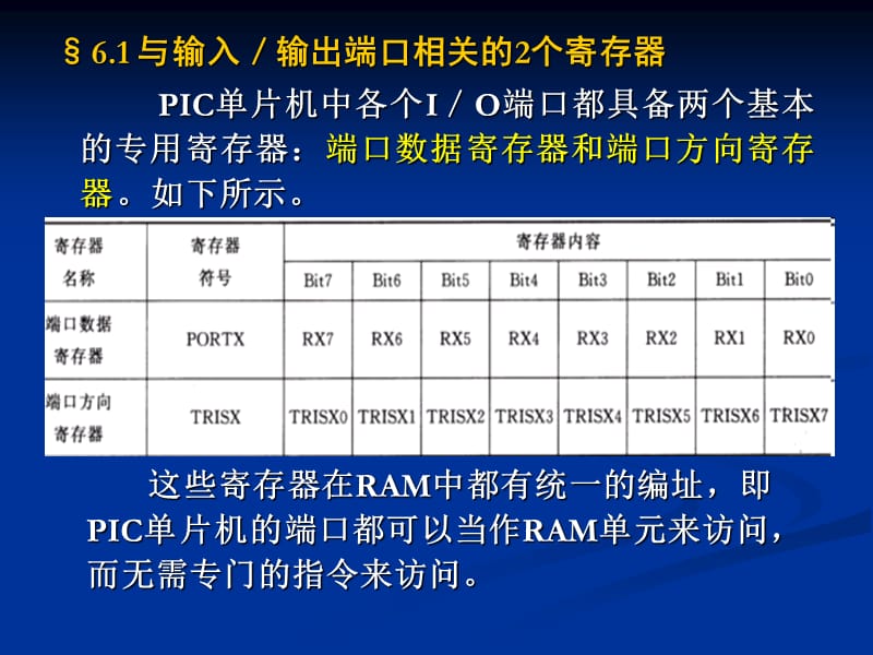 PIC07输入输出端口的基本功能.ppt_第2页