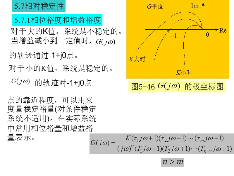 《机械工程控制基础》第五版配套课件3稳定裕度补充.ppt_第1页