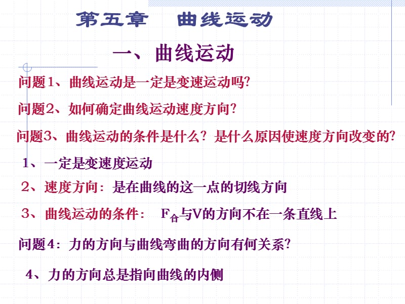 《曲线运动复习》PPT课件.ppt_第1页