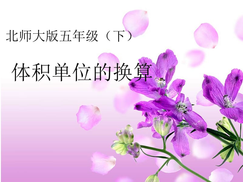 《单位体积的换算》PPT课件.ppt_第1页