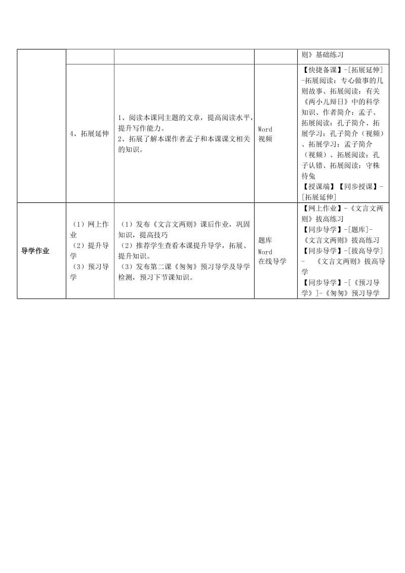 2019年六年级语文下册 1.文言文两则教学设计 新人教版 (I).doc_第2页