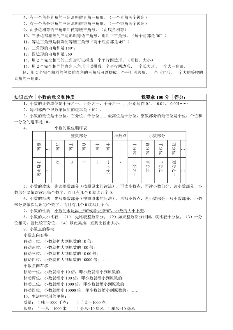 2019年北师大版数学四年级下册知识归纳.doc_第3页