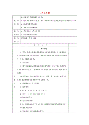 2019春五年級(jí)音樂下冊(cè) 第10課《七色光之歌》教案 湘藝版.doc