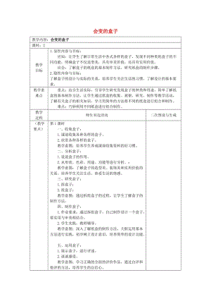 2019春三年級(jí)美術(shù)下冊(cè) 第9課《會(huì)變的盒子》教案 人美版.doc