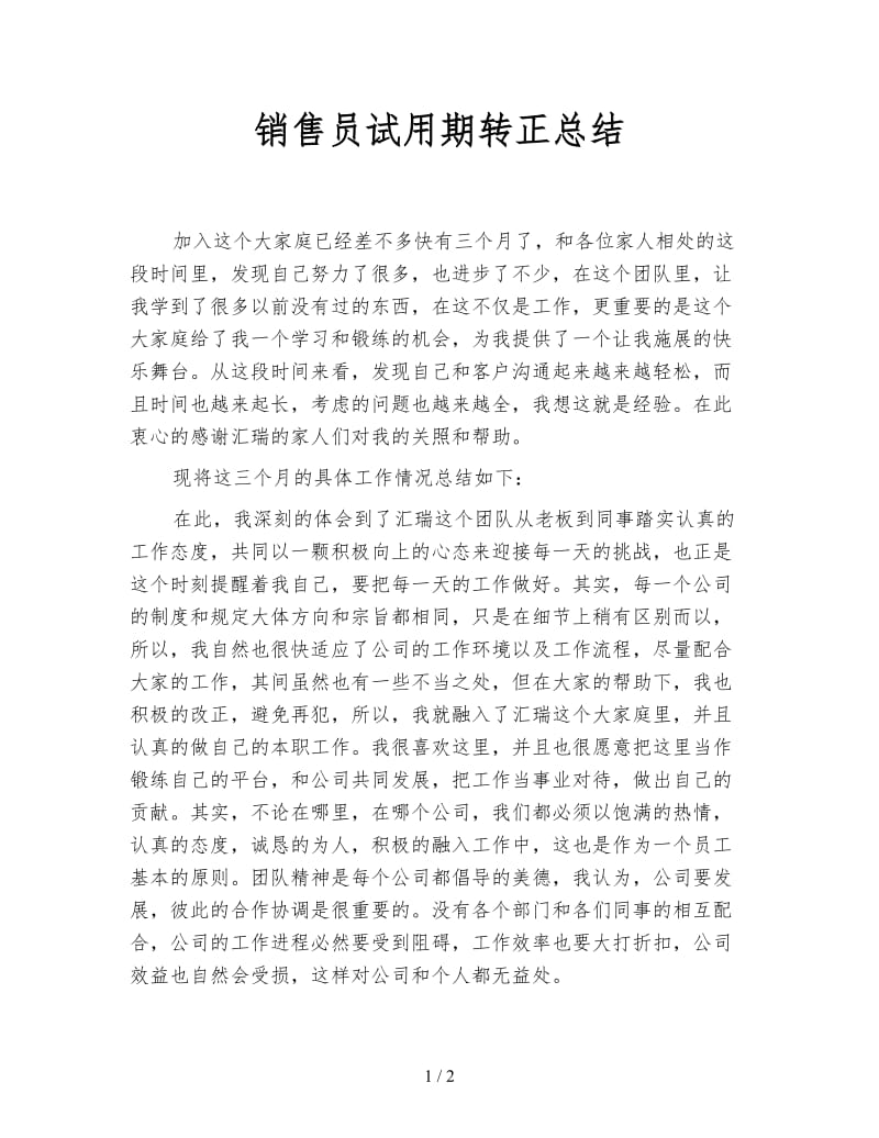 销售员试用期转正总结.doc_第1页