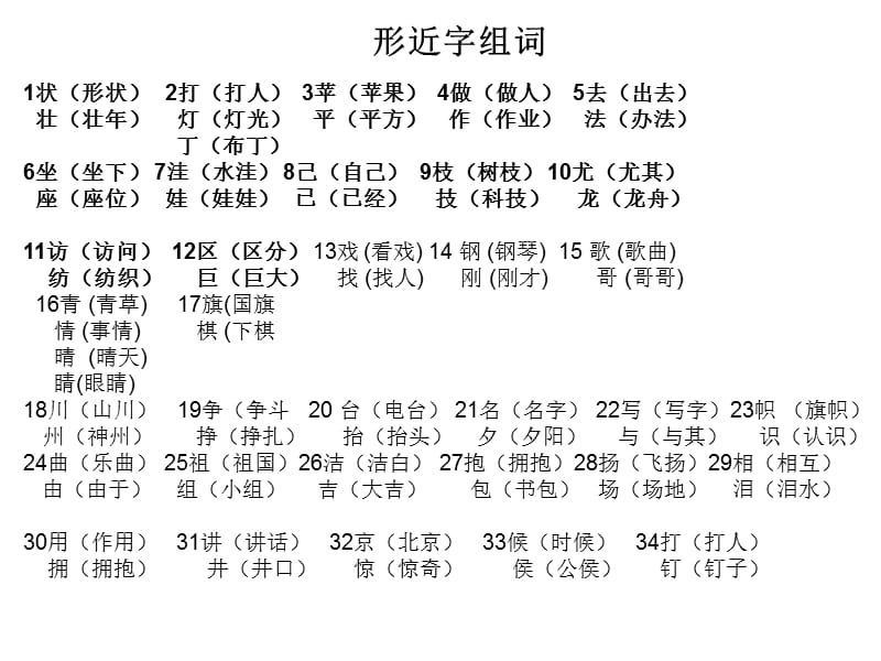 二年级上语文个别重点.ppt_第3页