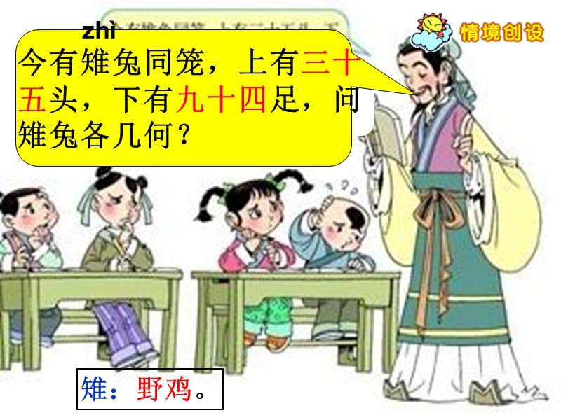 公开课《鸡兔同笼》教学设计课件.ppt_第3页