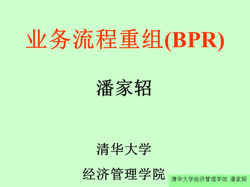 业务流程重组(BPR).ppt_第1页