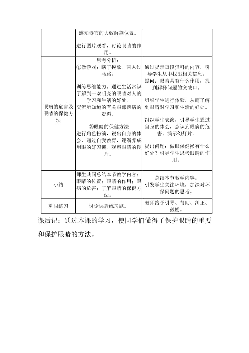 2019年小学健康教育一年级下册教案.doc_第2页