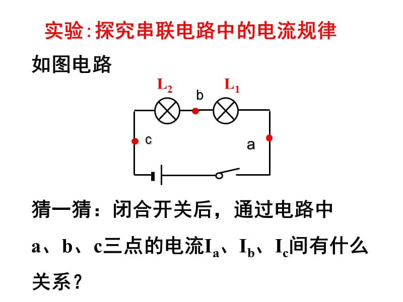 人教版九年级物理《串联和并联电路电流特点》课件.ppt_第2页