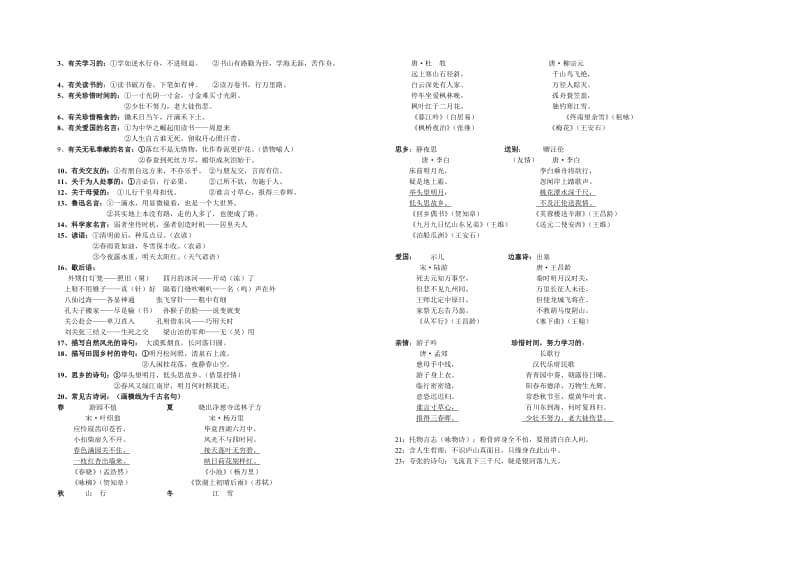 2019年春六年级语文课外积累.doc_第2页