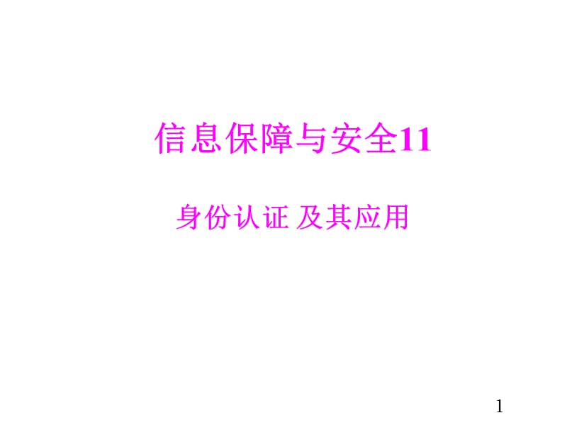 保障与安全身份认证.ppt_第1页