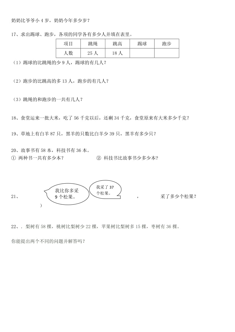 2019年苏教版二年级乘除法解决实际问题.doc_第2页