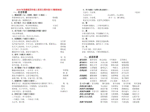 2019年蘇教版四年級(jí)上冊(cè)語(yǔ)文期末復(fù)習(xí)(精挑細(xì)選).doc