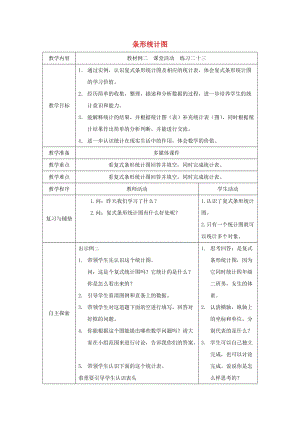 2019春四年級(jí)數(shù)學(xué)下冊(cè) 8.2《條形統(tǒng)計(jì)圖》教案4 （新版）西師大版.doc