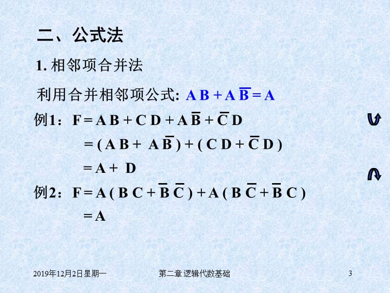 公式化简最小项表达式.ppt_第3页