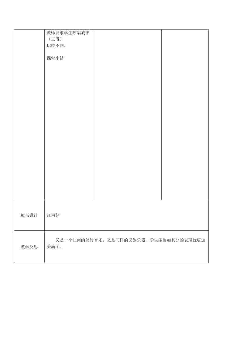 2019春四年级音乐下册 第四单元《江南好》教案 苏少版.doc_第2页