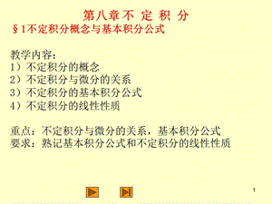 不定積分概念與基本積分公式(數(shù)學(xué)分析)(數(shù)學(xué)分析).ppt