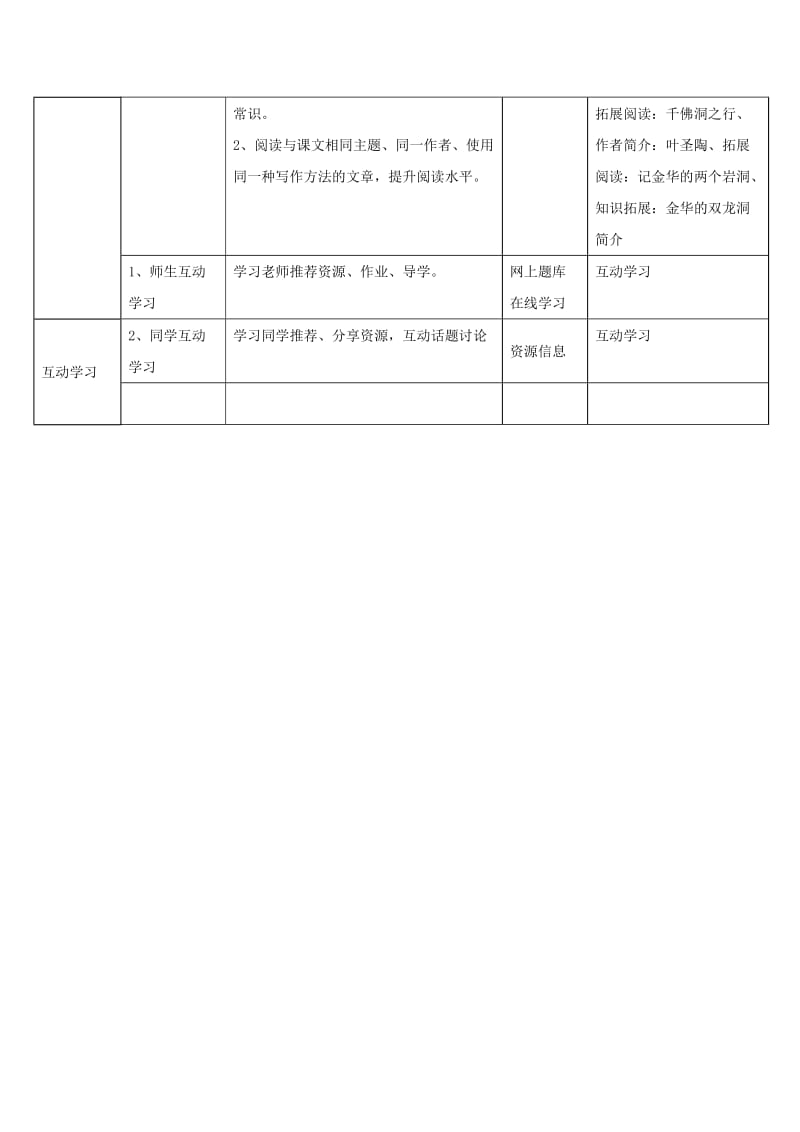 2020年四年级语文下册 3《记金华的双龙洞》学生学习应用指导素材 新人教版.doc_第2页